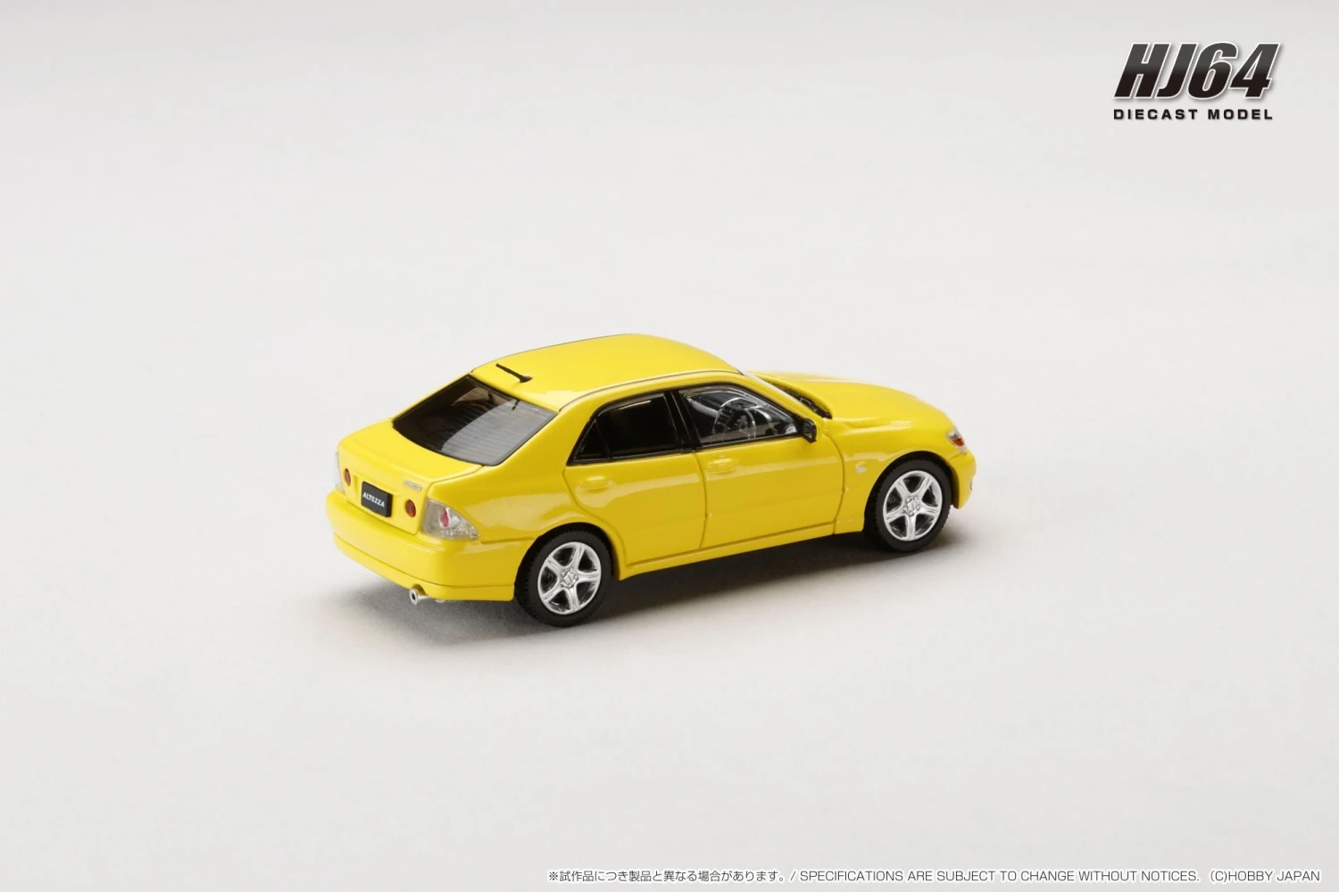 *PREORDER* Hobby Japan 1:64 Toyota ALTEZZA RS200 (E10) 1998 In Super Bright Yellow 2 *PREORDER* Hobby Japan 1:64 Toyota ALTEZZA RS200 (E10) 1998 In Super Bright Yellow - Image 2