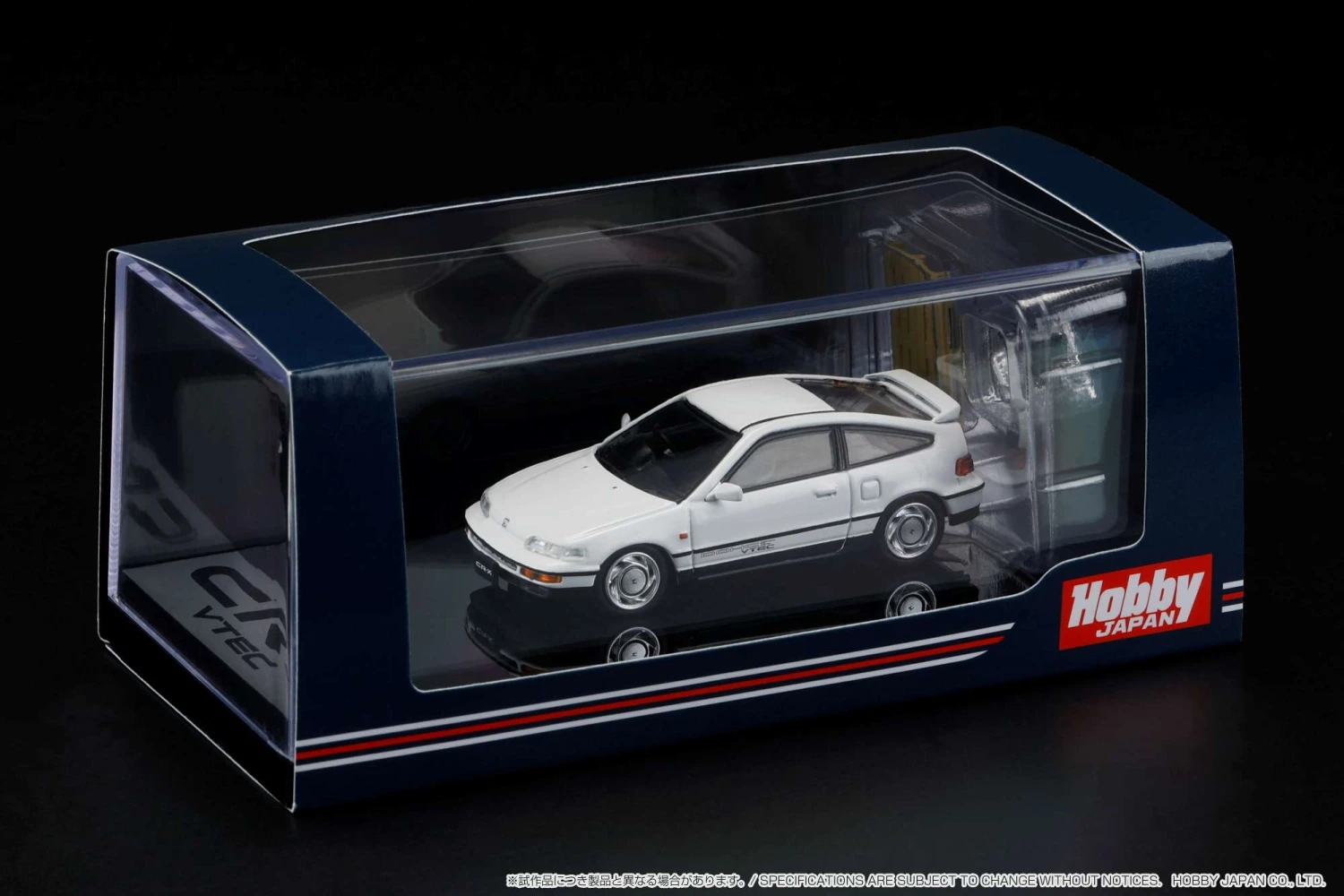 Hobby Japan 1:64 Honda CR-X SiR (EF8) 1989 With Engine Display Model In White 5 Hobby Japan 1:64 Honda CR-X SiR (EF8) 1989 With Engine Display Model In White - Image 5
