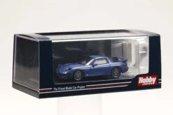 Hobby Japan 1:64 Mazda RX-7 (FD3S) Spirit-R Type In Innocent Blue Mica With Engine Display Model -Horizone HJ642007DBL 2