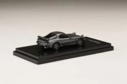 Hobby Japan 1:64 Mazda RX-7 (FD3S) Spirit-R Type In Titanium Gray Metallic With Engine Display Model -Horizone HJ642007DGM R