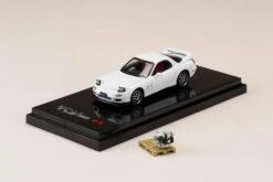 Hobby Japan 1:64 Mazda RX-7 (FD3S) Spirit-R Type In Pure White With Engine Display Model