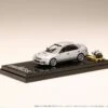 Hobby Japan 1:64 Subaru Impreza WRX (GC8) 1992 With Engine Display In Silver Metallic