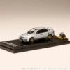 Hobby Japan 1:64 Subaru Impreza WRX (GC8) 1992 With Engine Display Custom Version In Silver Metallic