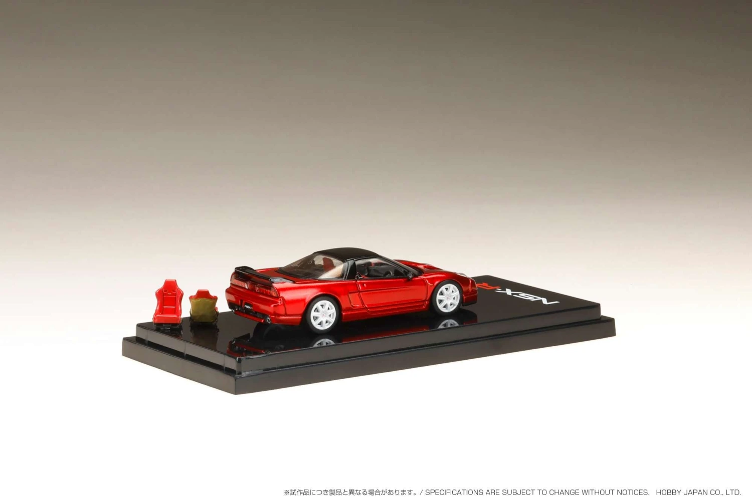 Hobby Japan 1:64 Honda NSX-R (NA2) With Genuine Seats Display Model In Pearl Red 2 Hobby Japan 1:64 Honda NSX-R (NA2) With Genuine Seats Display Model In Pearl Red - Image 2