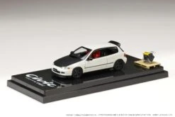 Hobby Japan 1:64 Honda Civic (EG6) Customized Version With Engine Display In White