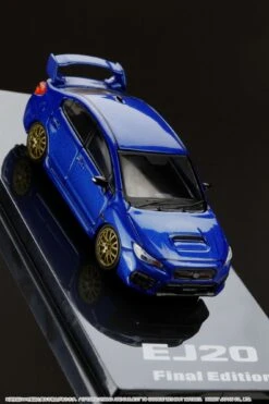 Hobby Japan 1:64 Subaru WRX STI EJ20 Final Edition With Engine Display Model In WR Blue Pearl 13 Hobby Japan 1:64 Subaru WRX STI EJ20 Final Edition With Engine Display Model In WR Blue Pearl -Horizone HJ642021FBL 04