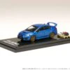 Hobby Japan 1:64 Subaru WRX STI EJ20 Final Edition With Engine Display Model In WR Blue Pearl