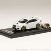 Hobby Japan 1:64 Subaru WRX STI EJ20 Final Edition With Engine Display Model In Crystal White Pearl