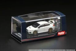 Hobby Japan 1:64 Subaru WRX STI EJ20 Final Edition With Engine Display Model In Crystal White Pearl -Horizone HJ642021FW PKG