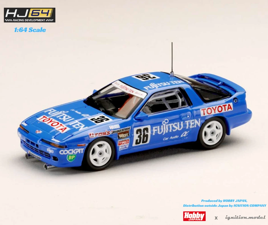 Hobby Japan 1:64 Toyota Supra (MA70) 1990 FUJITSUTEN TOM'S #36 Specification 1 Hobby Japan 1:64 Toyota Supra (MA70) 1990 FUJITSUTEN TOM'S #36 Specification