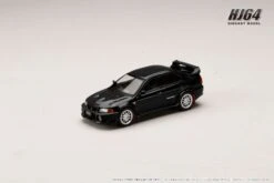 Hobby Japan 1:64 Mitsubishi Lancer GSR EVO V 1998 With Mud Flap In Pyreness Black