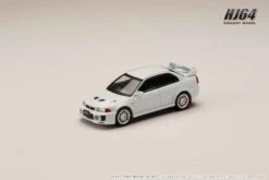 Hobby Japan 1:64 Mitsubishi Lancer GSR EVO V 1998 With Mud Flap In Scortia White
