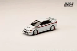 Hobby Japan 1:64 Mitsubishi Lancer GSR EVO 6 (T.M.E.) 2000 With Mud Flap In Scortia White