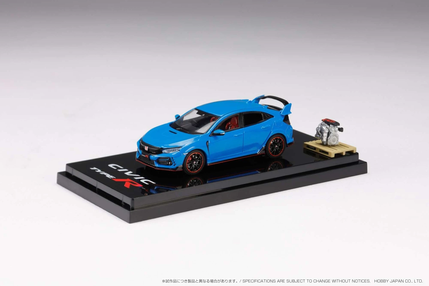 Hobby Japan 1:64 Honda Civic Type-R Limited Edition (FK8) 2020 With Engine Display Model In Racing Blue Pearl 1 Hobby Japan 1:64 Honda Civic Type-R Limited Edition (FK8) 2020 With Engine Display Model In Racing Blue Pearl
