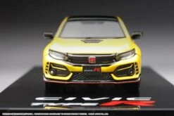 Hobby Japan 1:64 Honda Civic Type-R Limited Edition (FK8) 2020 With Engine Display Model In Sunlight Yellow II -Horizone HJ642055BY 07