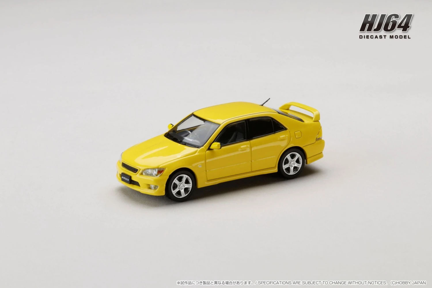*PREORDER* Hobby Japan 1:64 Toyota ALTEZZA RS200 (E10) 1998 Genuine Option Parts In Super Bright Yellow 1 *PREORDER* Hobby Japan 1:64 Toyota ALTEZZA RS200 (E10) 1998 Genuine Option Parts In Super Bright Yellow