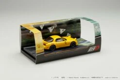Hobby Japan 1:64 Mazda RX-7 (FD3S) Red Suns Initial D Vs Takumi Fujiwara With Keisuke Takahashi Figure