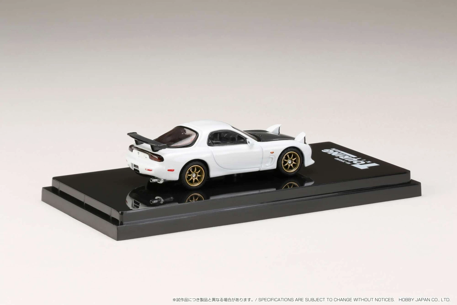 Hobby Japan 1:64 Mazda RX-7 Efini (FD3S) A-Spec With GT Wing In Pure White 2 Hobby Japan 1:64 Mazda RX-7 Efini (FD3S) A-Spec With GT Wing In Pure White - Image 2