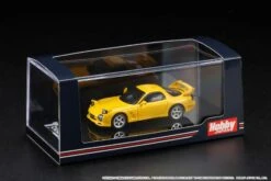 Hobby Japan 1:64 Mazda RX-7 Efini (FD3S) A-Spec Customized Ver. In Sunburst Yellow -Horizone HJ643007CY PKG