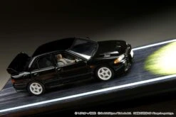 Hobby Japan 1:64 Mitsubishi Lancer RS Evolution Ⅲ / Initial D VS Ryosuke Takahashi With Kyoichi Sudo Figure -Horizone HJ643010D 01