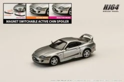 Hobby Japan 1:64 Toyota SUPRA RZ (JZA80) Custom Version With Active Spoiler In Silver Metallic Graphite