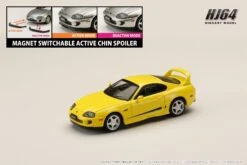 Hobby Japan 1:64 Toyota SUPRA RZ (JZA80) Custom Version With Active Spoiler In Super Bright Yellow