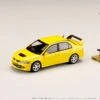 Hobby Japan 1:64 Mitsubishi Lancer GSR EVO 8 In Solid Yellow With Engine Display