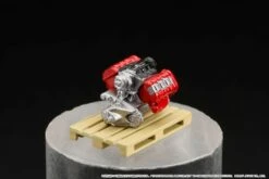 Hobby Japan 1:64 Honda NSX Coupe With Engine Display Model In Lime Green Metallic 8 Hobby Japan 1:64 Honda NSX Coupe With Engine Display Model In Lime Green Metallic -Horizone HJ644006B Engine02