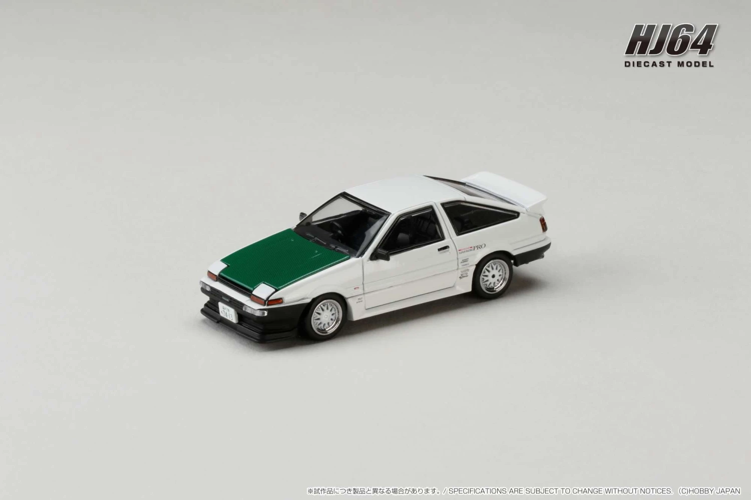 *PREORDER* Hobby Japan 1:64 Toyota Sprinter Trueno AE86 DRIFT KING With Dori Dori Mesh Wheels 2 *PREORDER* Hobby Japan 1:64 Toyota Sprinter Trueno AE86 DRIFT KING With Dori Dori Mesh Wheels - Image 2