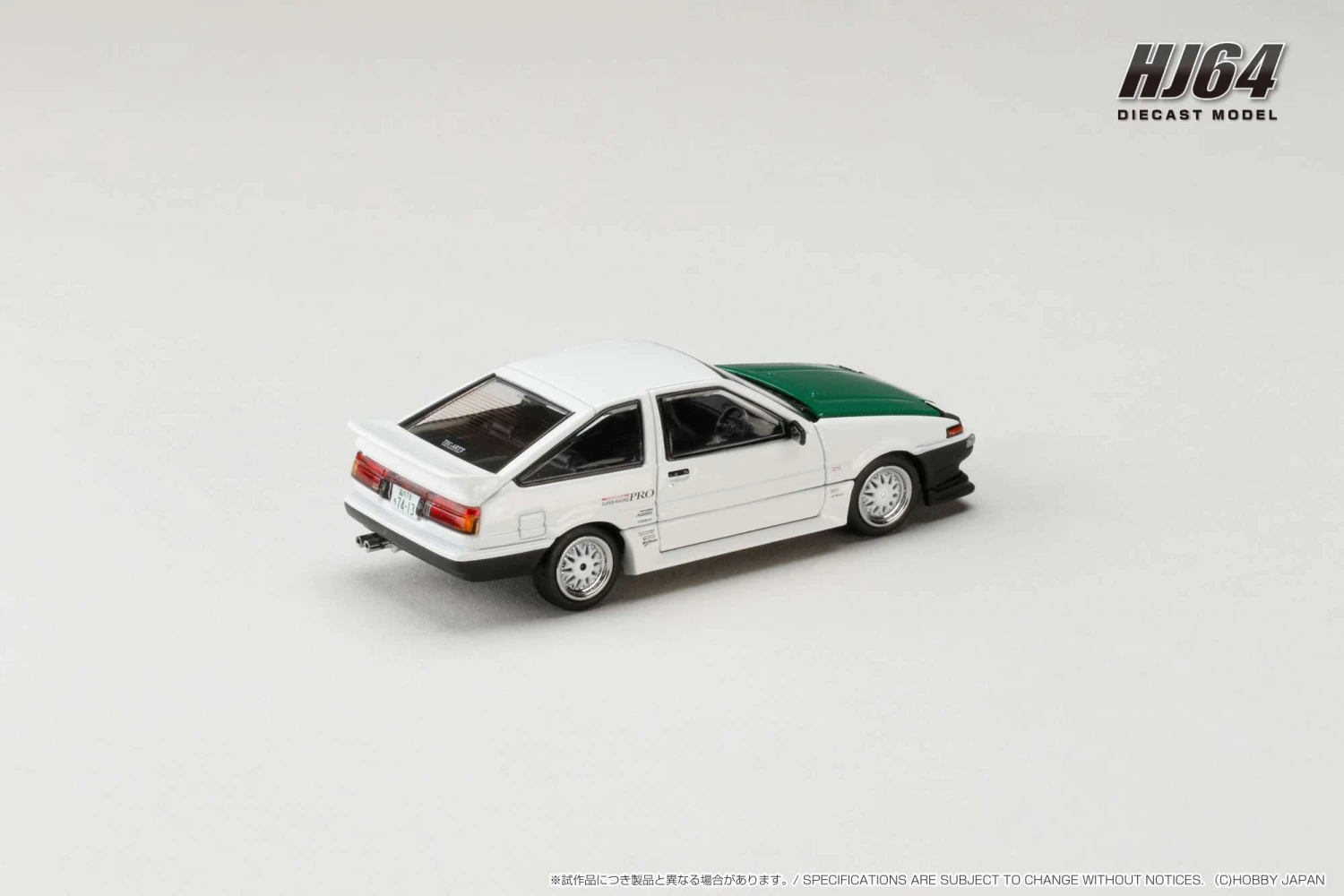 *PREORDER* Hobby Japan 1:64 Toyota Sprinter Trueno AE86 DRIFT KING With Dori Dori Mesh Wheels 4 *PREORDER* Hobby Japan 1:64 Toyota Sprinter Trueno AE86 DRIFT KING With Dori Dori Mesh Wheels - Image 4