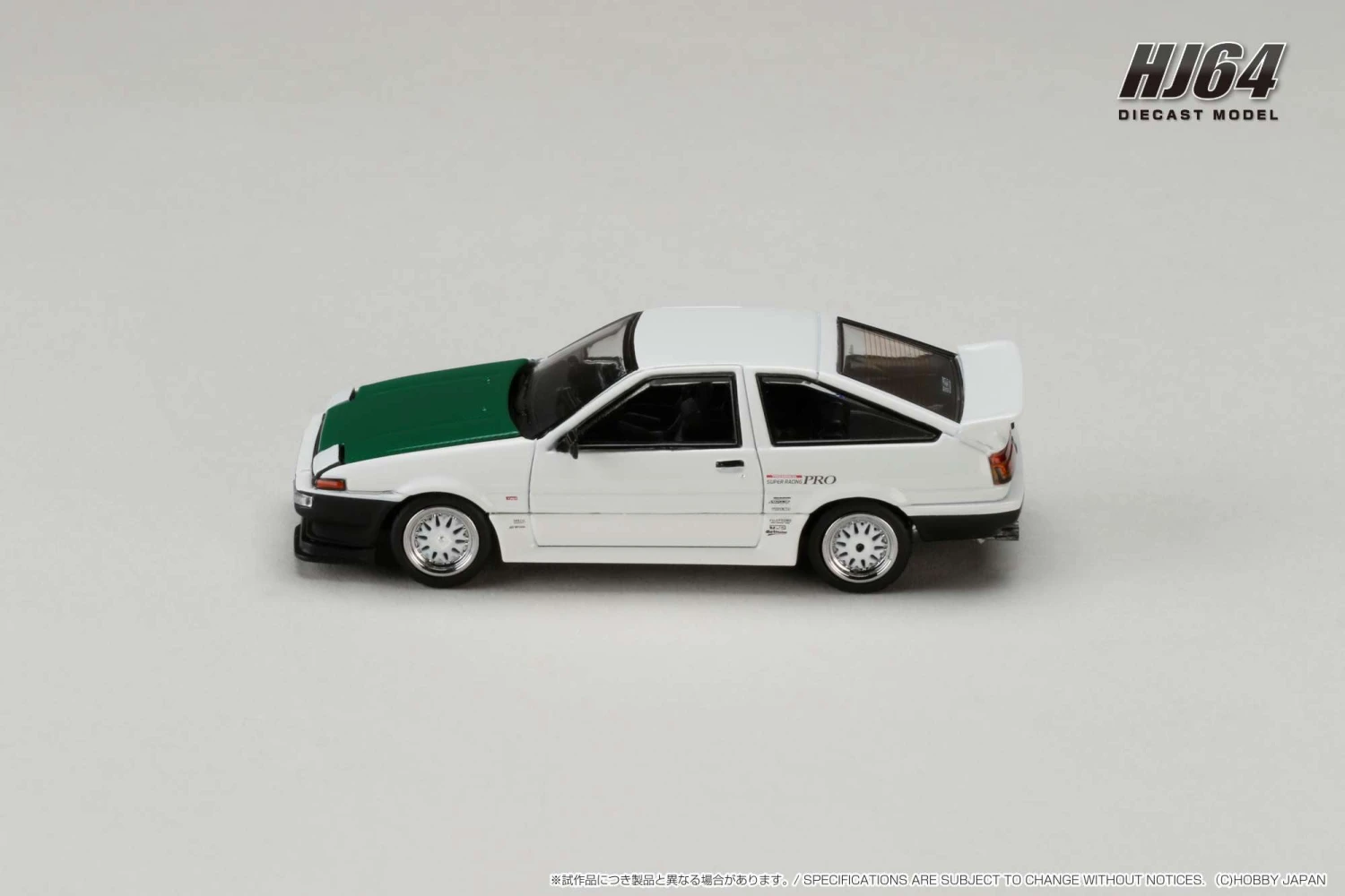 *PREORDER* Hobby Japan 1:64 Toyota Sprinter Trueno AE86 DRIFT KING With Dori Dori Mesh Wheels 3 *PREORDER* Hobby Japan 1:64 Toyota Sprinter Trueno AE86 DRIFT KING With Dori Dori Mesh Wheels - Image 3