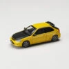 Hobby Japan 1:64 Honda Civic Type-R (EK9) In Sunlight Yellow With Carbon Bonnet