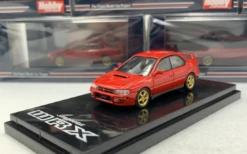 1/64 HJ Hobby Japan Subaru Impreza WRX (GC8) Type RA STi Version II Active Red Diecast Car Model