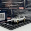 1/64 HJ Hobby Japan Subaru Impreza WRX (GC8) Type RA STi Version II Light Silver Metallic Diecast Car Model