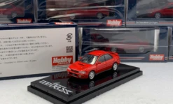 1/64 HJ Hobby Japan Subaru Impreza WRX (GC8) Active Red Diecast Car Model