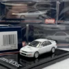 1/64 HJ Hobby Japan Subaru Impreza WRX (GC8) Feather White Diecast Car Model