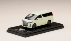 1/64 Toyota Alphard HYBRID (H30W) AERO TYPE White Pearl Car Model HJ641012HLW
