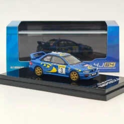 1/64 Hobby Japan SUBARU IMPREZA WRC 1997 #3 MONTE-CARLO Blue Diecast Models Car -Horizone a4d374733e6489f3c682d8fb43b52982