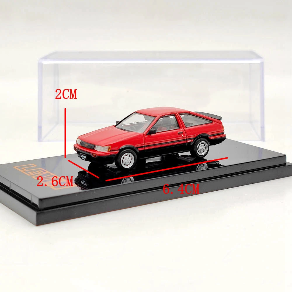 1/64 Hobby Japan TOYOTA COROLLA LEVIN AE86 3Door GT APEX 1983 Red HJ641037ARK Diecast Model Toys Car Limited Collection 6 1/64 Hobby Japan TOYOTA COROLLA LEVIN AE86 3Door GT APEX 1983 Red HJ641037ARK Diecast Model Toys Car Limited Collection - Image 6