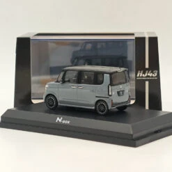 Hobby Japan 1/43 Honda N-BOX Custom Slate Grey Pearl & Black HJ431006GP Diecast Model Car Limited Collection -Horizone aa3749c0f6a3a88fe0d20bc57e7348a5