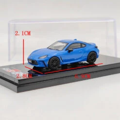 Hobby Japan 1/64 Scale TOYOTA GR86 RZ 3BA-ZN8 Blue HJ641048ABL Diecast Model Car Limited Collection Auto Toys Gifts US -Horizone af2f7b3bcccd88f65478b1de56a4d8a5