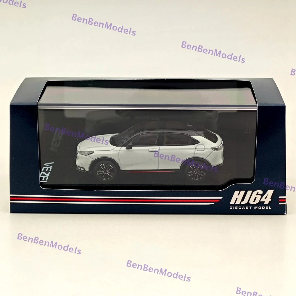 1/64 VEZEL E:HEV PLaY Premium Sunlight White Pearl HJ642071SW Hobby Japan 1 1/64 VEZEL E:HEV PLaY Premium Sunlight White Pearl HJ642071SW Hobby Japan