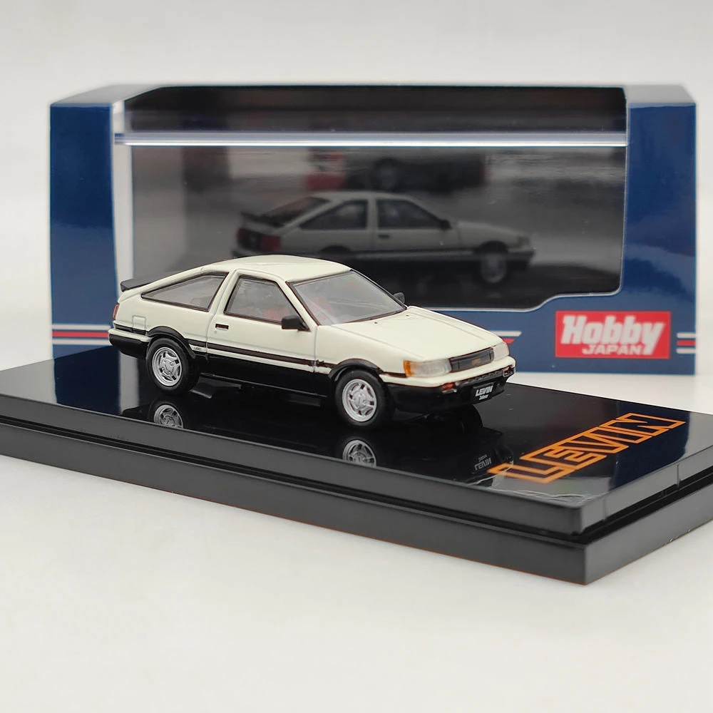 1/64 Hobby Japan TOYOTA COROLLA LEVIN AE86 3 Door GT APEX 1983 White HJ641037AWK Diecast Model Toys Car Limited Collection Gift 2 1/64 Hobby Japan TOYOTA COROLLA LEVIN AE86 3 Door GT APEX 1983 White HJ641037AWK Diecast Model Toys Car Limited Collection Gift - Image 2