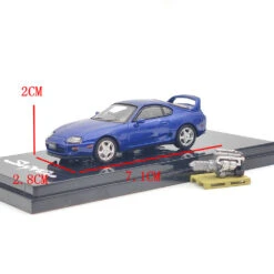 Hobby Japan 1/64 TOYOTA Supra RZ A80 With Engine Display Model HJ641042ABL Blue Limited Cast Iron Collection Toys Car Gift -Horizone b50e671ba9feb87538bdf562bb10b0f8