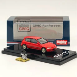 Hobby Japan 1/64 Honda CIVIC (EG6) Sir-S With Engine Display Model Milano Red HJ641017SR Diecast Models Car Collection -Horizone bf603aca96ce7d6fedb9ec4c0c1c0018