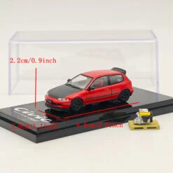 1/64 Hobby Japan Honda Civic (EG6) Customized Version With Engine Display Red Diecast Car Limited Collection Auto Toys Gift -Horizone c1da24fd39d1776f84cf596e877bc3f4