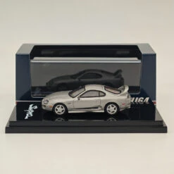 Hobby Japan 1/64 Toyota SUPRA RZ JZA80 GENUINE CUSTOMIZED VER With ActiveSpoiler HJ643042S Diecast Models Car Collection