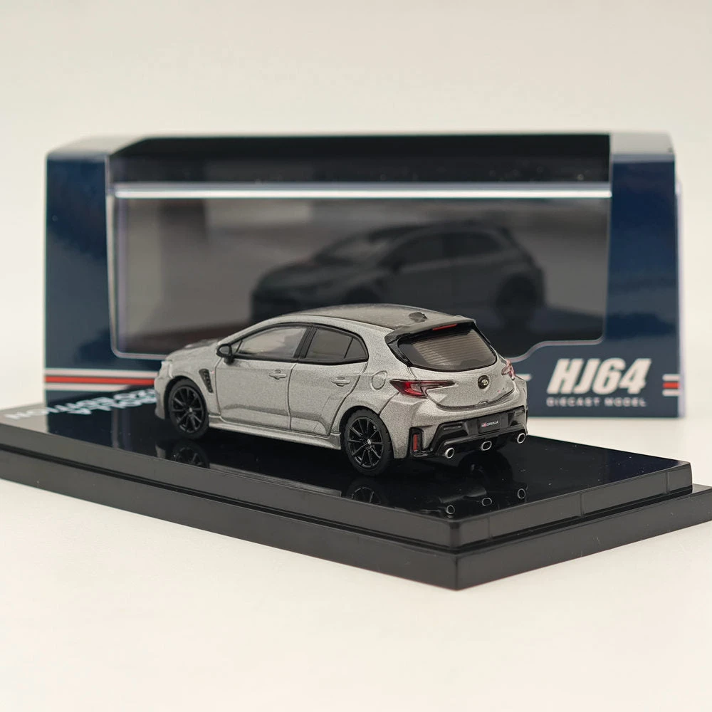 1:64 Hobby Japan Toyota GR COROLLA RZ MORIZO Edition Precious Metal HJ642067GM 4 1:64 Hobby Japan Toyota GR COROLLA RZ MORIZO Edition Precious Metal HJ642067GM - Image 4