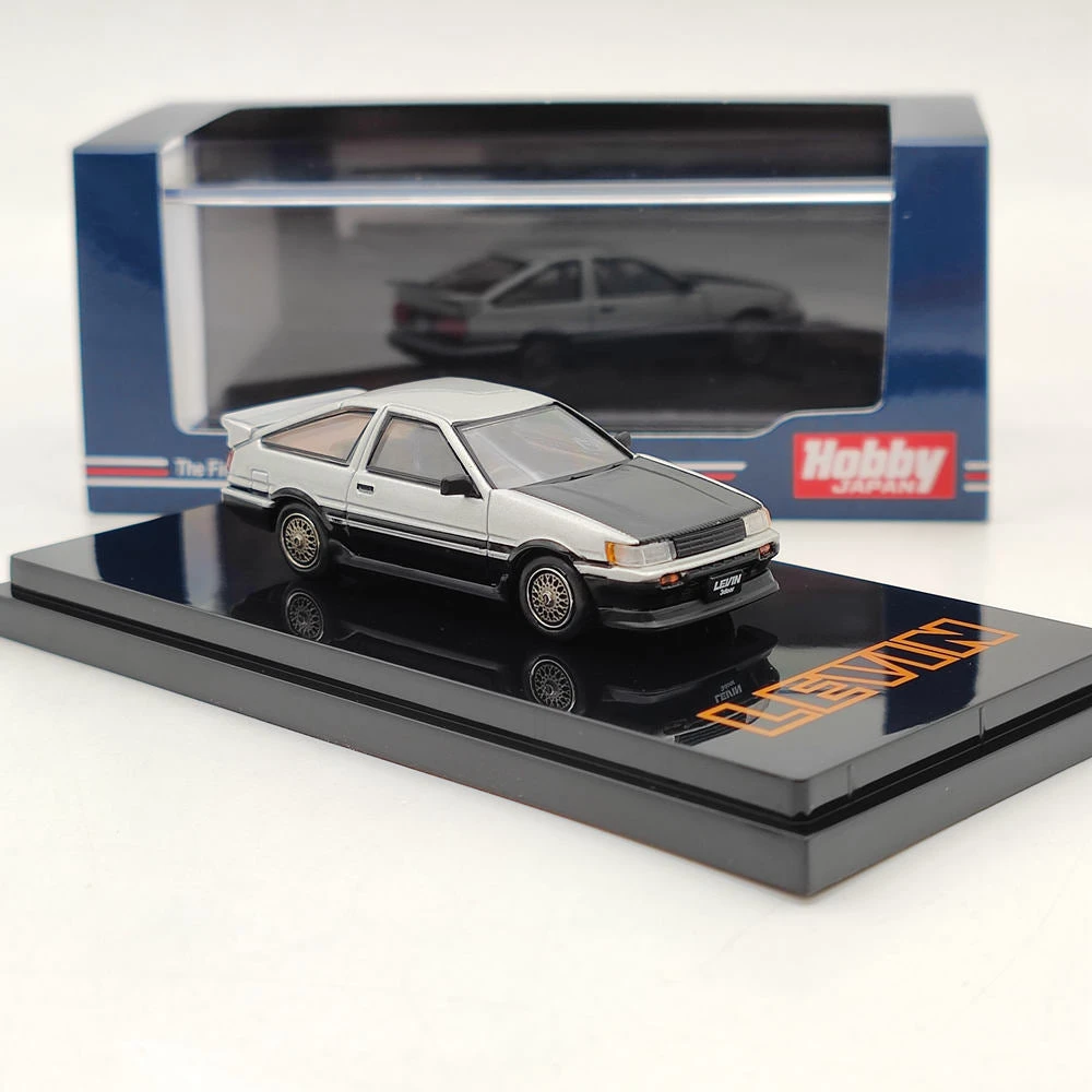 1/64 Hobby Japan TOYOTA COROLLA LEVIN AE86 3 Door CUSTOM Sliver HJ641037CSK Diecast Model Toys Car Limited Collection Gift 2 1/64 Hobby Japan TOYOTA COROLLA LEVIN AE86 3 Door CUSTOM Sliver HJ641037CSK Diecast Model Toys Car Limited Collection Gift - Image 2