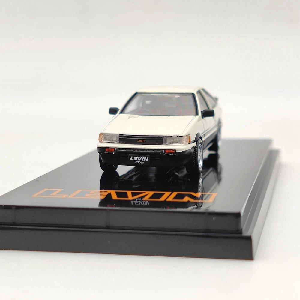 1/64 Hobby Japan TOYOTA COROLLA LEVIN AE86 3 Door GT APEX 1983 White HJ641037AWK Diecast Model Toys Car Limited Collection Gift 4 1/64 Hobby Japan TOYOTA COROLLA LEVIN AE86 3 Door GT APEX 1983 White HJ641037AWK Diecast Model Toys Car Limited Collection Gift - Image 4